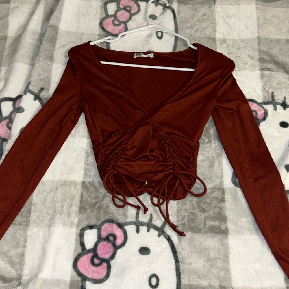 Cute fall crop top!